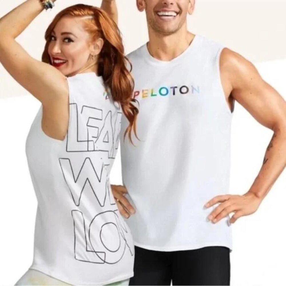 NWT Peloton Lead With Love Latitude Muscle Tank Top Unisex